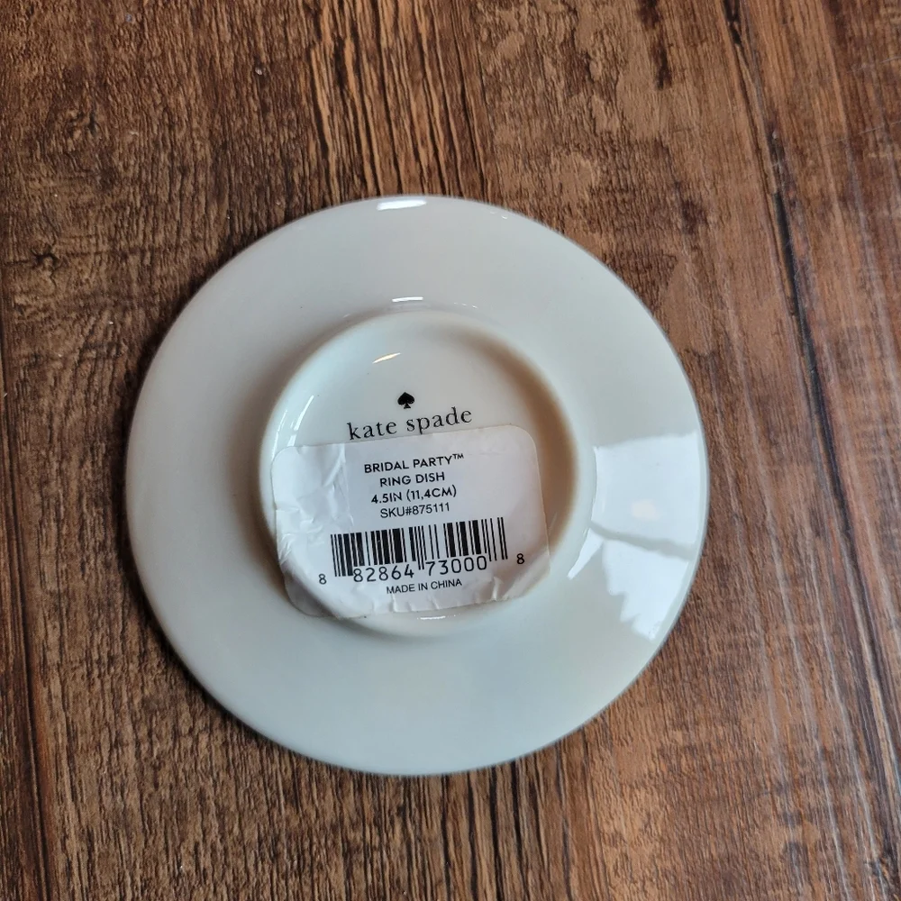 Kate Spade Miss To Mrs Bride Tumbler & Ring Dish Set